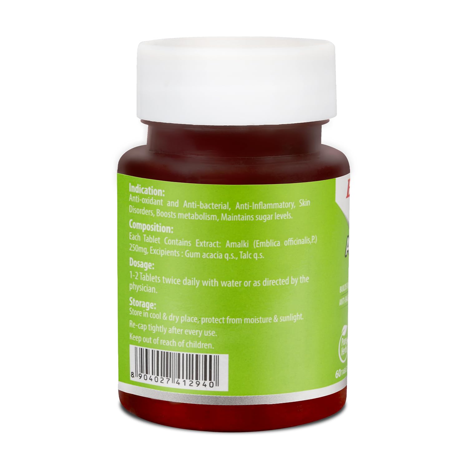 Baidyanath Amlaki (Amla) 60 Tablets - Natural Health Booster for Enhanc- image 2