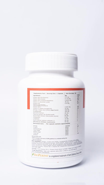 CELL-VITALS Coenzyme Q10 Cardiocare Max – Advanced Heart Health Supplement, 30 Veg Capsules | Supports Cardiovascular Wellness, Healthy Blood Pressure & Cholesterol