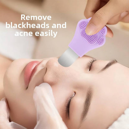 MYTHOS Nose Blackhead Remover And Silicone Face Scrubber, Face Spatula, Facial Cleansing Brush, Pore Brush – Men & Women