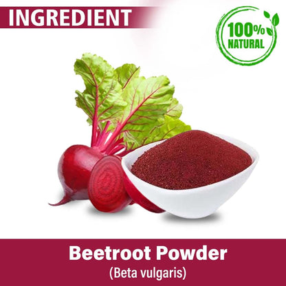 Ultra Healthcare Beetroot Powder for Skin & Hair, 100 g | 100% Natural Powder | Hydrates & Nourishes Hair & Skin Supports Natural Energy & Stamina || For Men & Women