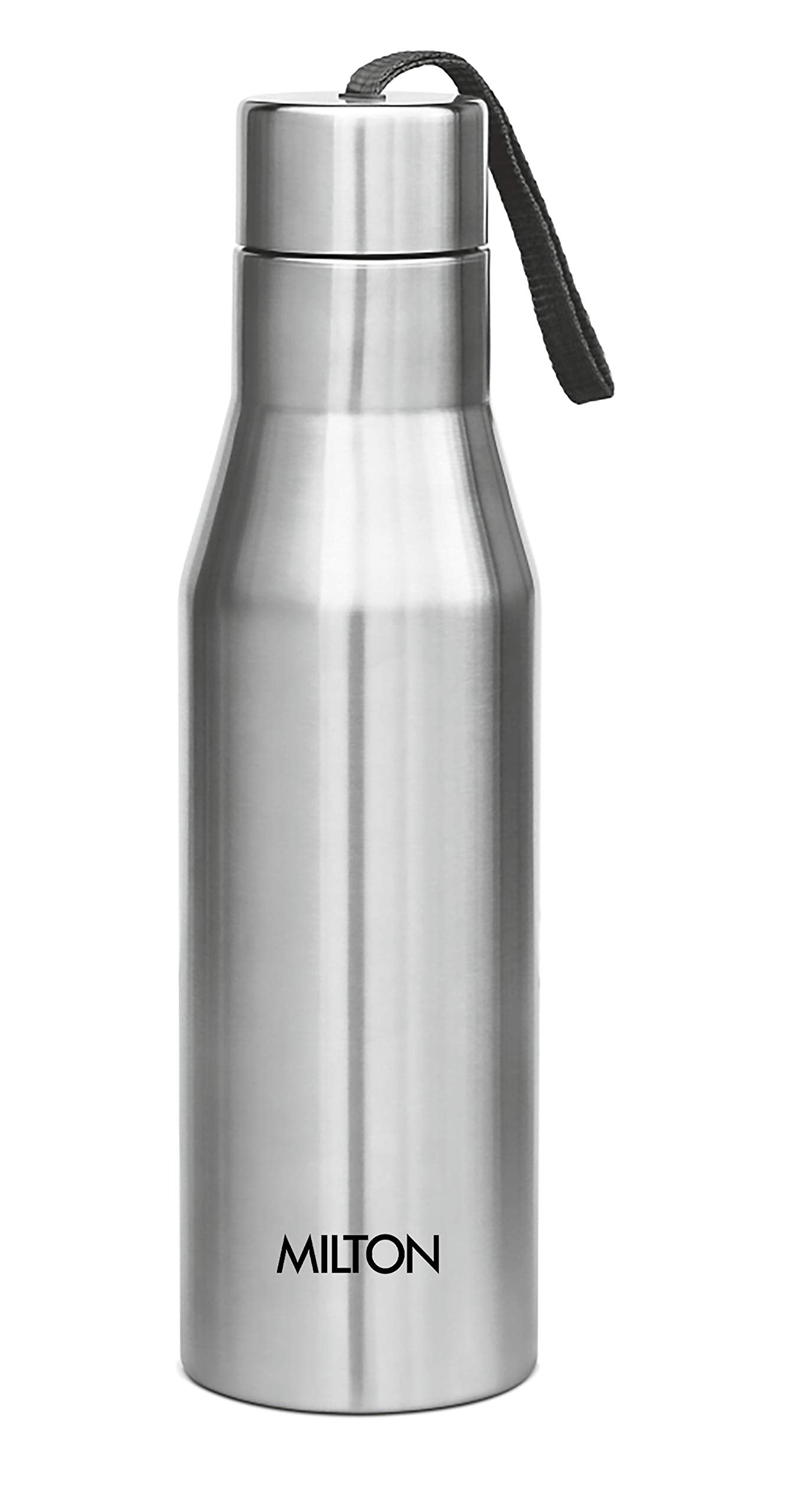 MILTON Copper Charge 1000 Water Bottle, 960 ml, 1 Piece, Copper Super 1000 Single Wall Stainless Steel Bottle, 1000 ml, Silver