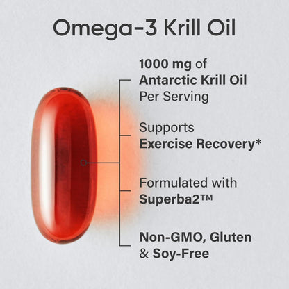 Sports Research Omega-3 Krill Oil 30 Softgels