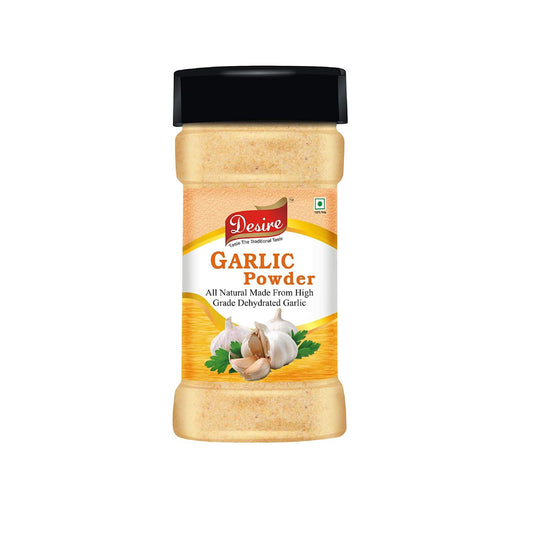 Desire Dehydrated Garlic Powder, 200g | No Additives, Ideal for Cooking, Seasoning, and Baking | Natural Flavor Enhancer