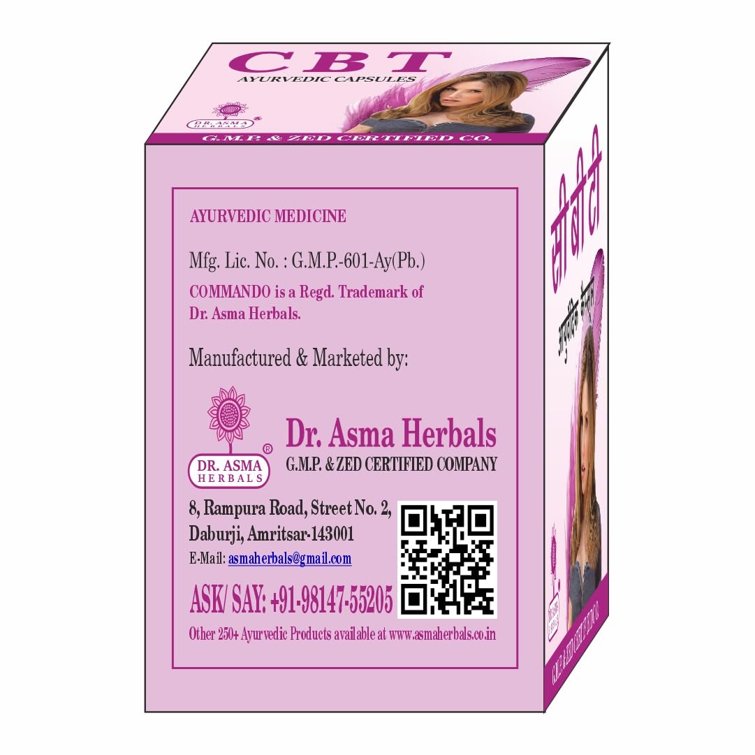 CBT Ayurvedic Capsules Body Revitalizer for Women, 60 Capsules