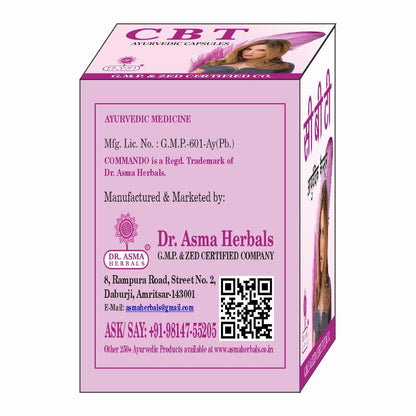 CBT Ayurvedic Capsules Body Revitalizer for Women, 60 Capsules
