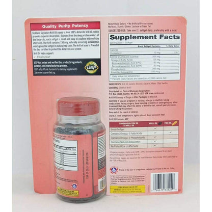 Kirkland Signature Krill Oil 500 mg., Pack of 160 Softgels