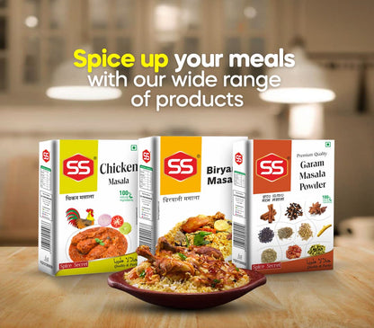 SS MASALAS Chicken Masala Powder 280g | Ready Mix Blended Spices to Enhance the Taste of any Chicken Curry/Korma/gravy