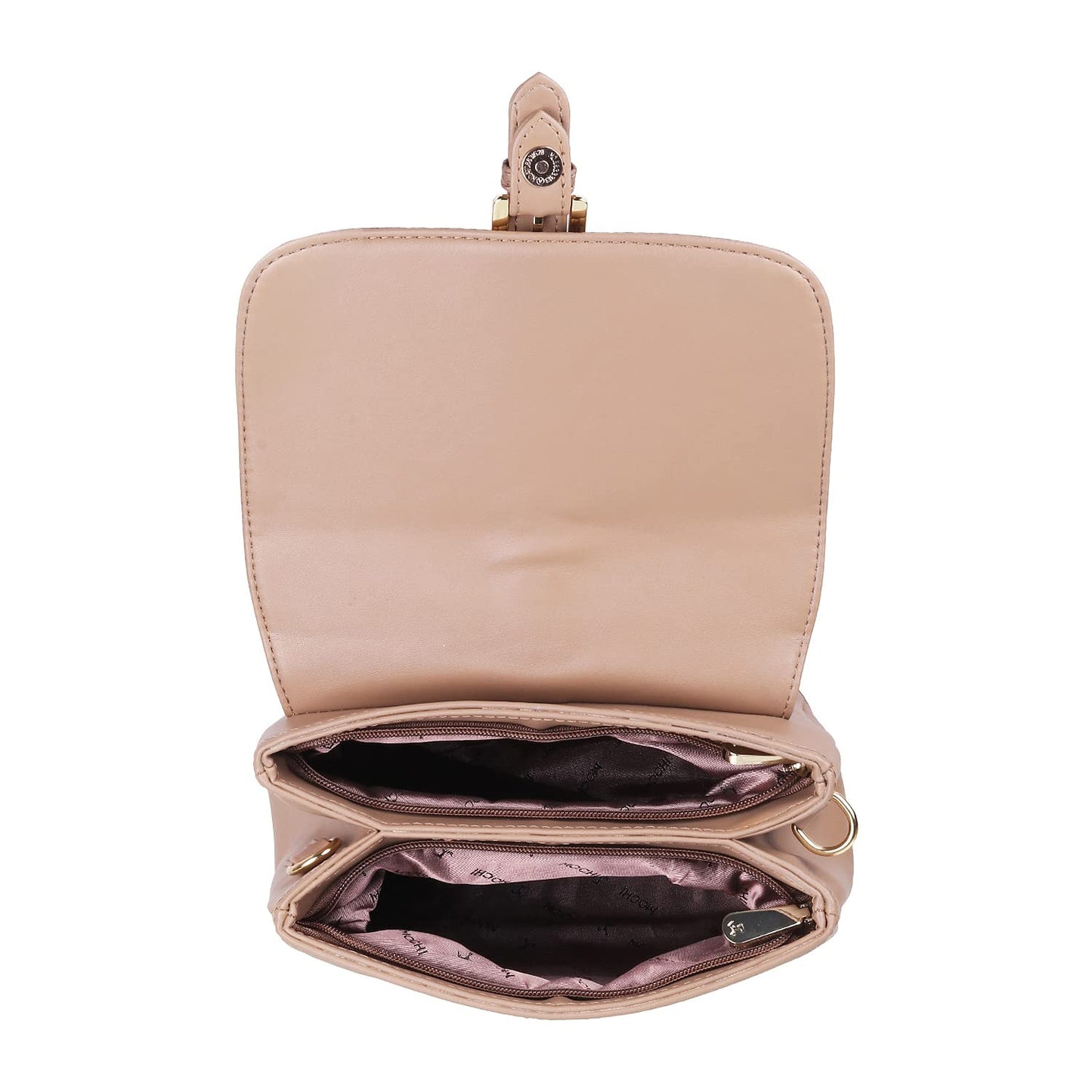 Mochi Women Chikoo Flap Over Sling (66-7153)