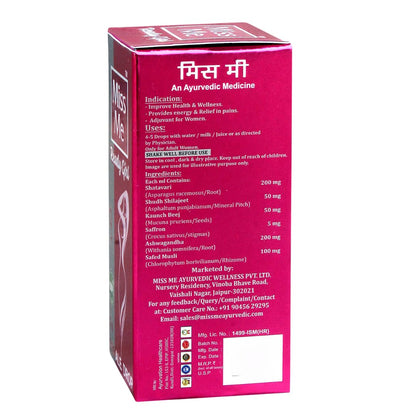 READY GIRL Ayurvedic Female Wellness Drops for Women |10 ml | Herbal Daily Wellness Support with Shatavari | Liquid Drops for Energy Vitality & Mood Balance | Mix with Water, Juice or Milk