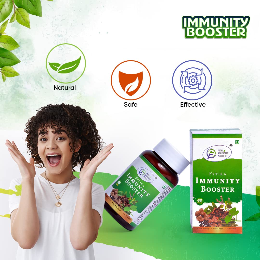 FYTIKA Immunity Booster Tablet for Adults | Natural Supplement To Boost Immune System (60 Tab)