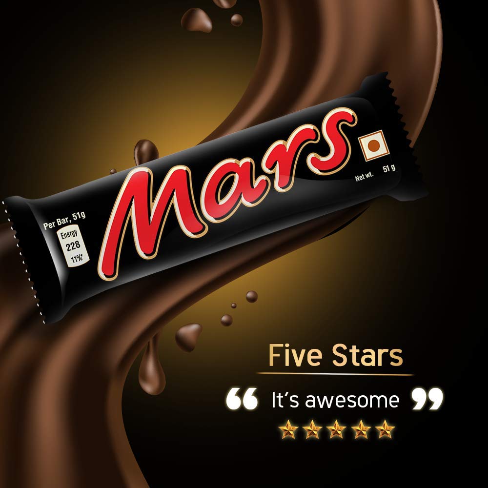 Mars Chocolate Bar, 51g (Pack of 12)- image 3