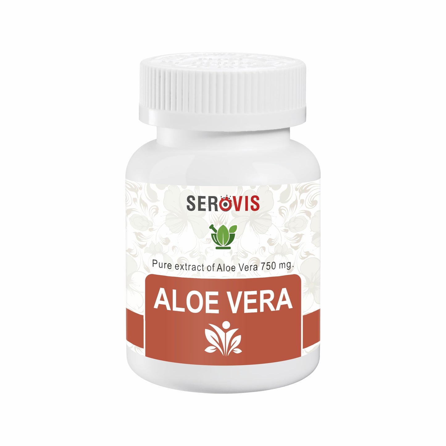 Serovis Pure Extract Aloe Vera Capsules Helps in Hair & Skin Problems - (1 Piece)