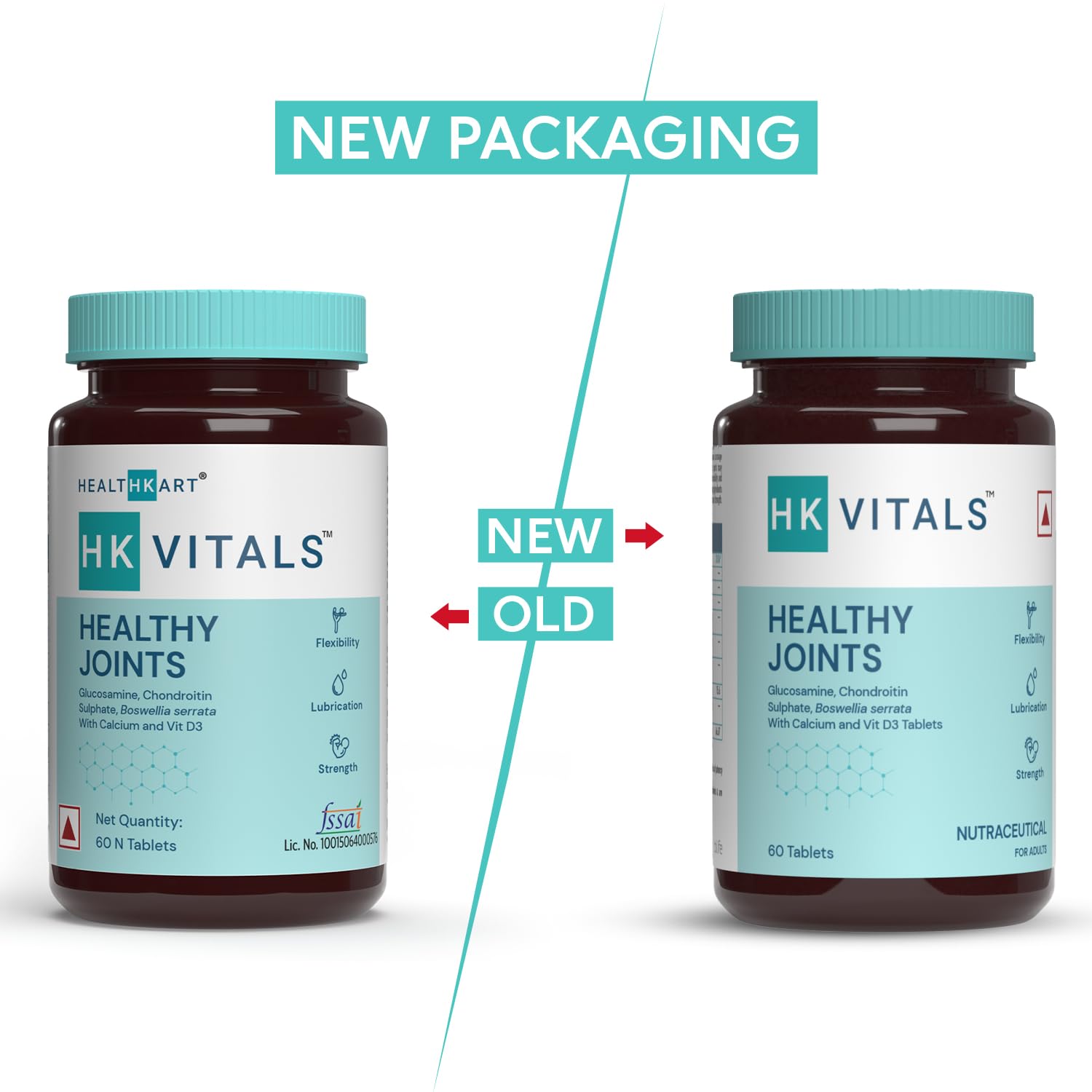 HealthKart HK Vitals Joint Supplement, with Glucosamine 1400mg, Chondro- image 6