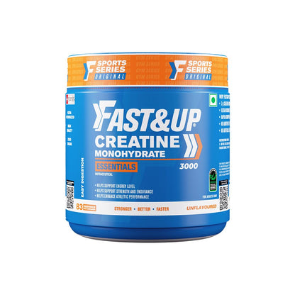 Fast&Up Creatine Monohydrate (Pack of 250g Powder, 83 Servings, Unflavored)