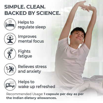 INSTRENGTH-SLEEP SUPPLEMENT (SUPPORT MIND STRESS FREE & IMPROVE YOUR SLEEP & SUPPORT NATURAL SLEEP) -100% VEG - (PEOPLE'S TRUST BRAND) - 10% OFFER