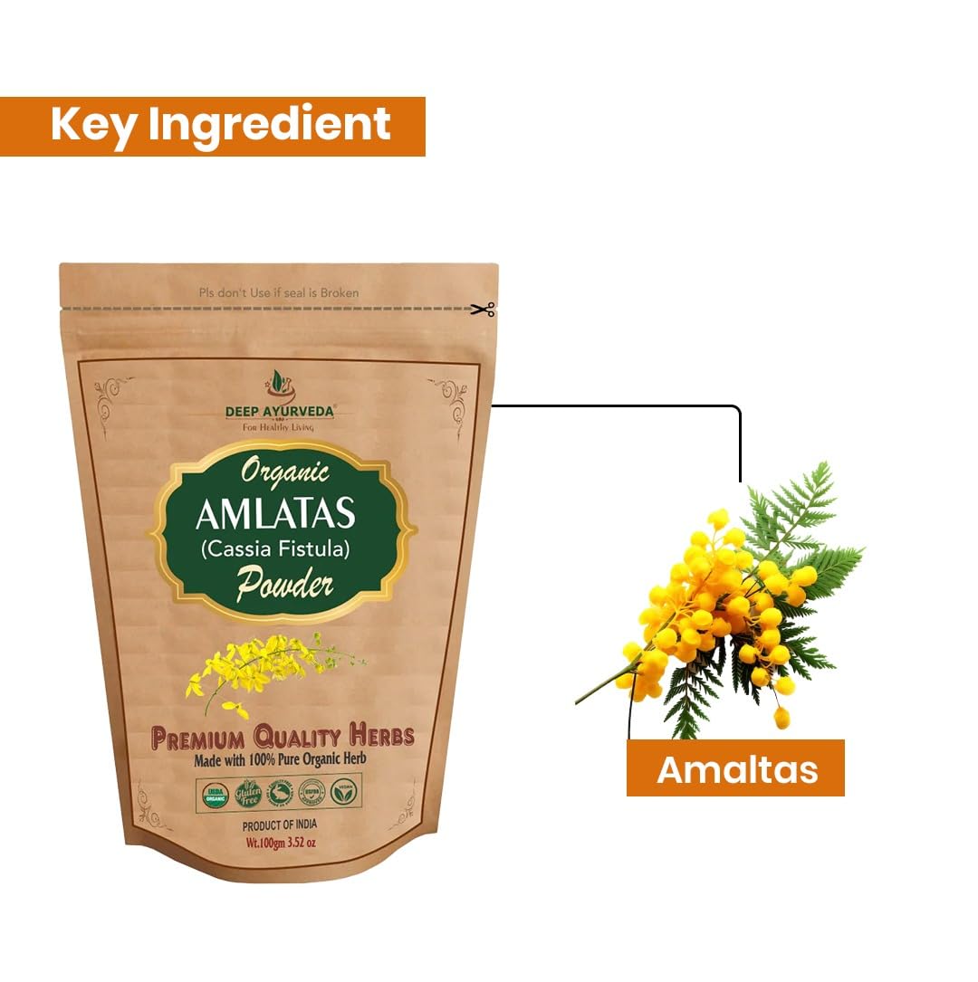 Organic Amaltas Powder – Pure Cassia Fistula Herbal Powder