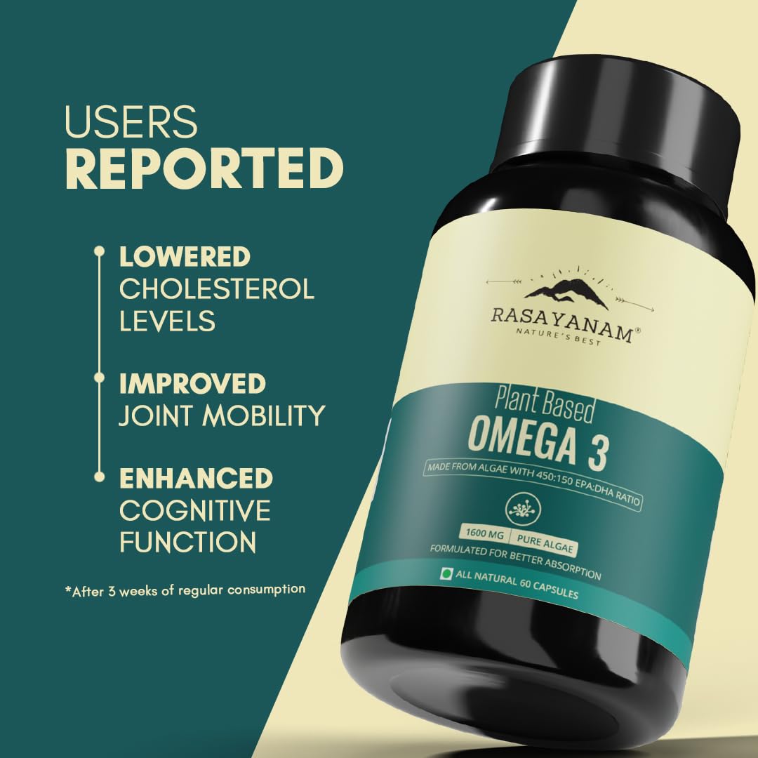 Rasayanam Pure Himalayan Shilajit (20g) & Plant Based Omega-3 (60 Capsu- image 2