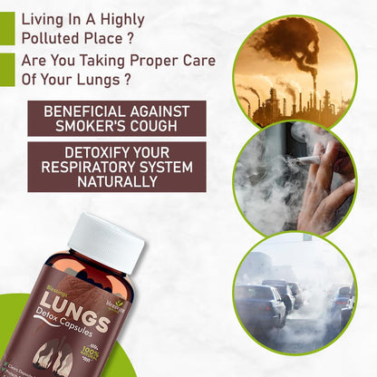 Blessings Ayurveda's Lungs Detox Capsules for Men & Women 100% Natural- image 3