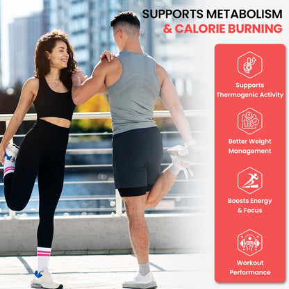 NATURYZ FIREBURN XT Advanced 7X Multi-Action Thermogenic Burner for Men & Women | Clinically researched ingredients Green Tea Extract, Capsimax®, Chromium, Caffeine, L-Theanine & Black Pepper | Supports Metabolism, Thermogenesis, Appetite Control & Energy