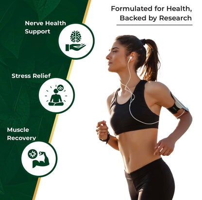 Charaka Magnesium Glycinate for Deep Sleep & Stress Relief | Fall Asleep Faster, Calm Mind | Ashwagandha, L-Theanine, Valerian | 120 Tablets | Non-Habit Forming