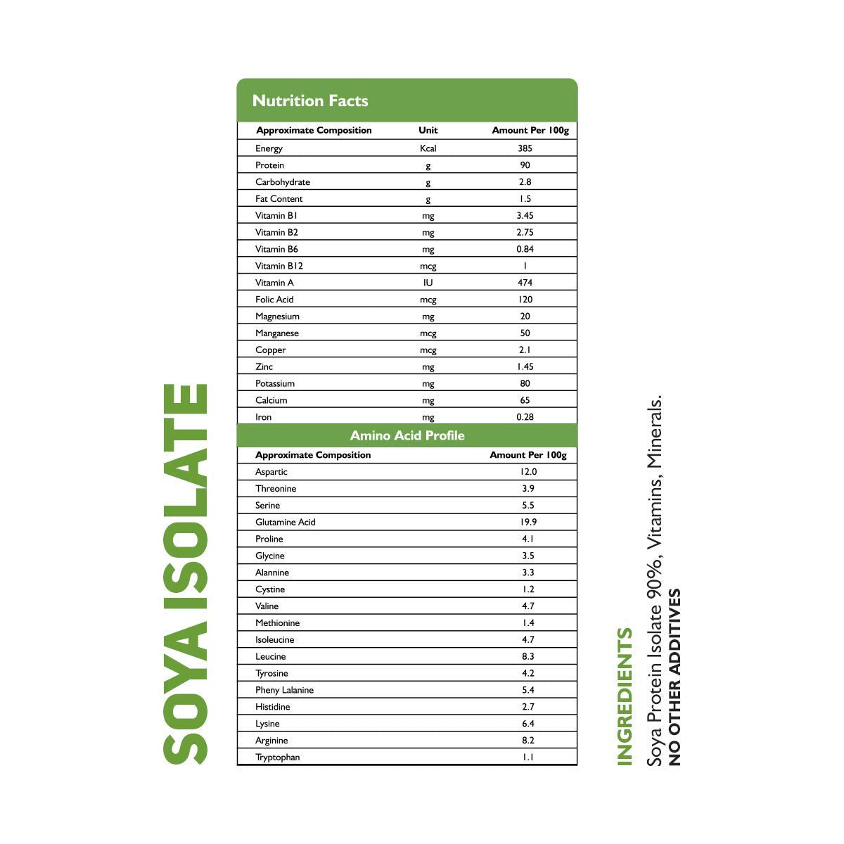 Plant-based protein that is 100% vegan and lactose-free/HealthOxide Soy- image 5