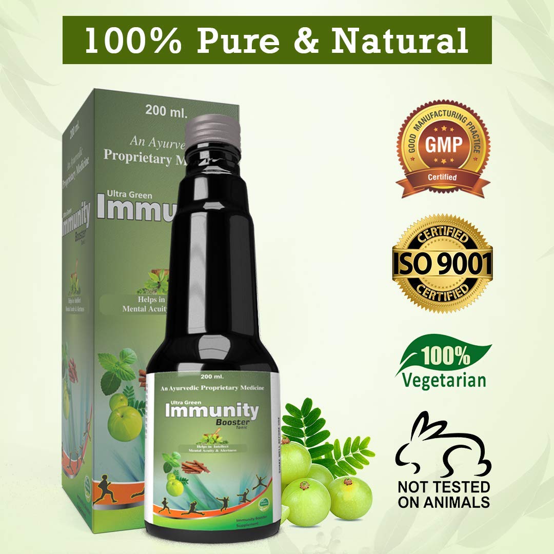 Ultra Healthcare | Ayurvedic Immunity Booster Tonic| For Strong Immunity | Digestive Health & Acidity | 200 ml