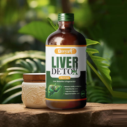 Divya Shree liver Detox Syrup 500ml Fatty Liver Care, Body Detox