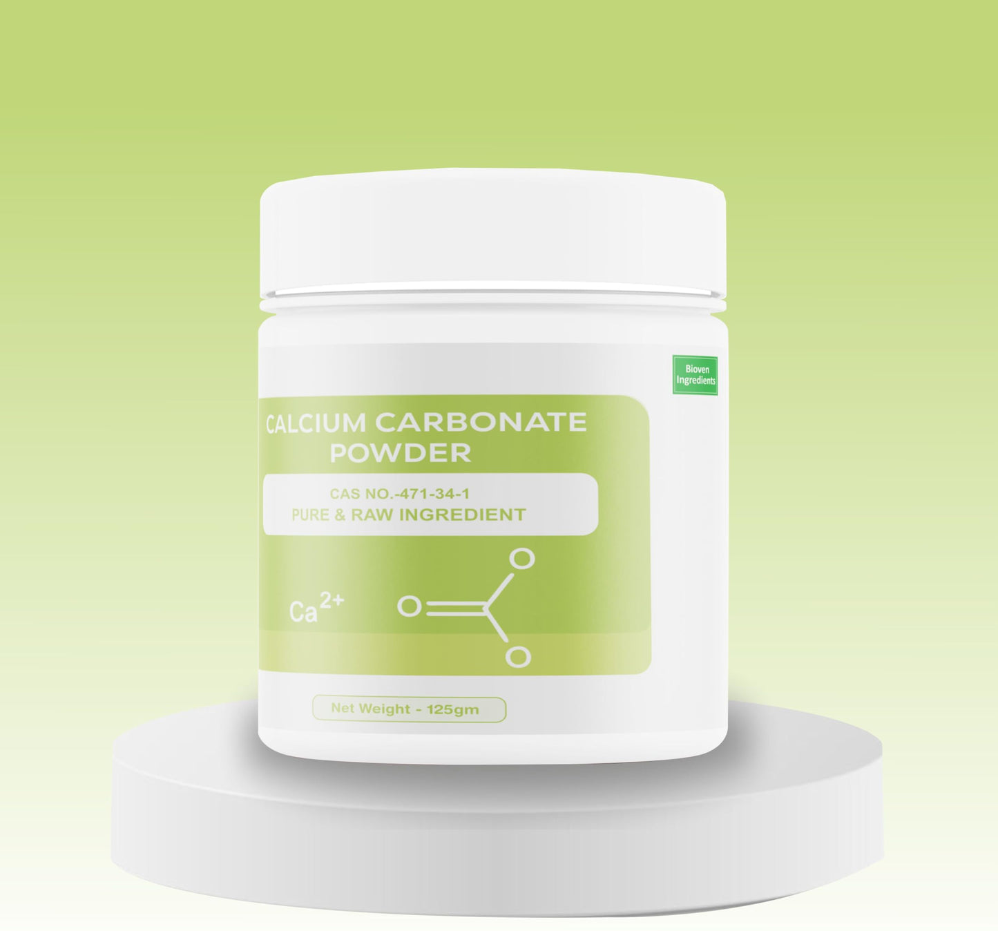 Bioven Ingredients Calcium Carbonate (Gram, 125)