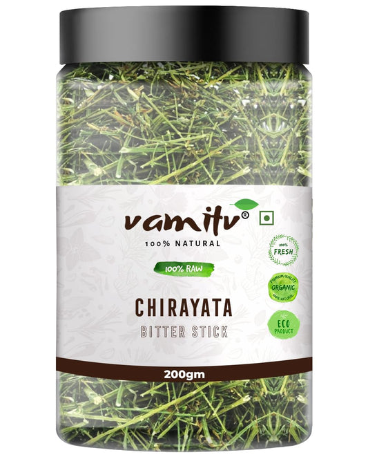 Vamitv Chirayata Swertia Chirata Ayurvedic Herbal Supplement, 200gm
