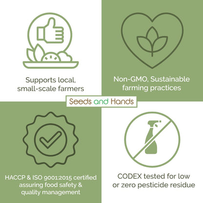 Seeds and Hands Wayanad Rare White Wild Turmeric/Kasturi Manjal/Jangli Haldi Powder for Skin Care [100% Pure and Natural] (50g)