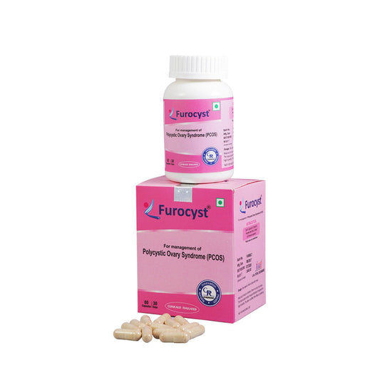 FUROCYST PCOS supplement, patented & Clinically evaluated plant based 60 Veg cap