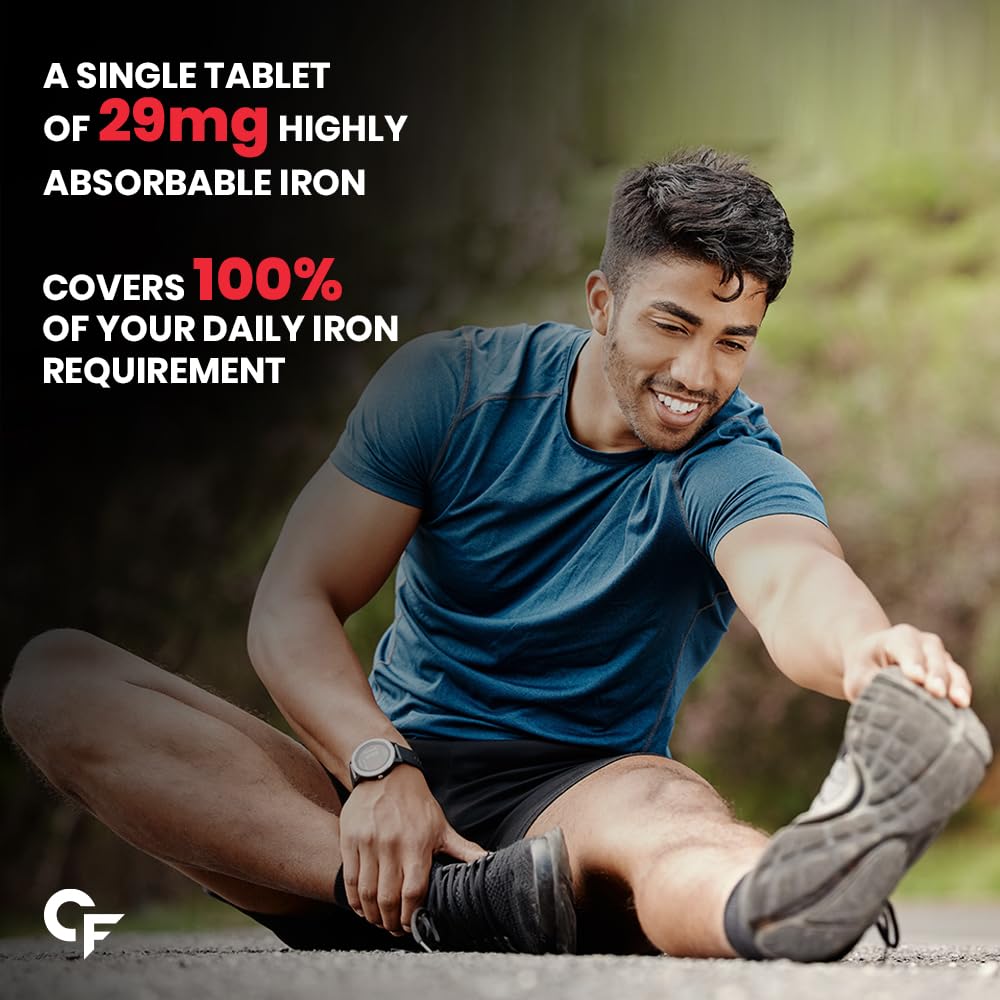 Carbamide Forte Chelated Iron + Vitamin C, B12, Folic Acid & Zinc - 100- image 8