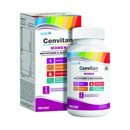 Healthvit Cenvitan Women (Multivitamin and Multimineral) - 60 Tablets