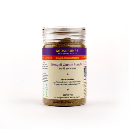 Goosebumps Bengali Garam Masala |100% Natural Ingredients | Artisanal & Authentic | Vegan Spice | No Bulking Agent, artifical colours or preservatives used | 90 GMS
