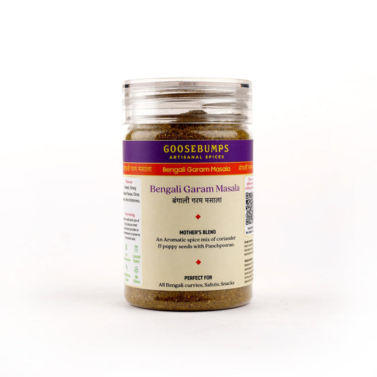 Goosebumps Bengali Garam Masala |100% Natural Ingredients | Artisanal & Authentic | Vegan Spice | No Bulking Agent, artifical colours or preservatives used | 90 GMS