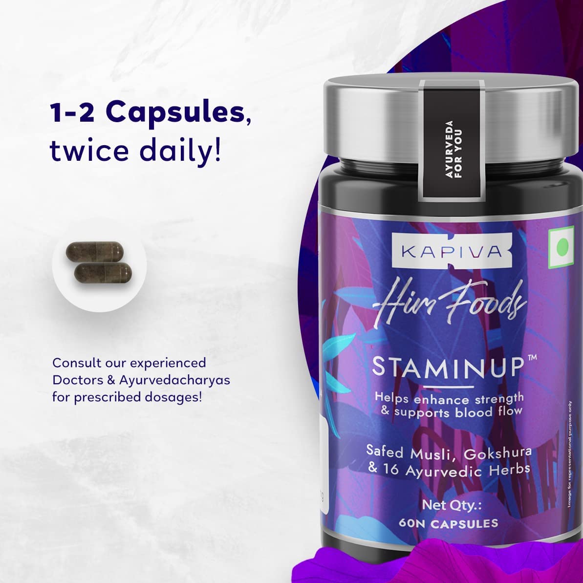 KAPIVA SHILAJIT 20G & STAMINUP CAPSULES- image 2