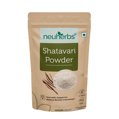 Neuherbs Shatavari Powder | Ayurvedic Support To Balance Women's Hormones | Herb