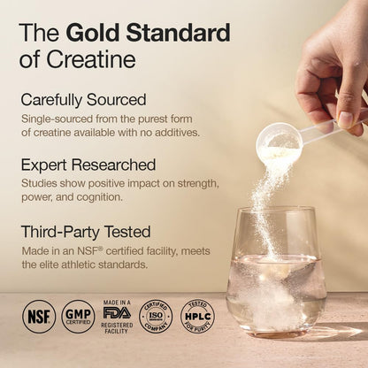 Wellbeing Nutrition 100% Pure Micronised Creatine Powder Monohydrate + HCL | Taurine | For Muscle Strength & Recovery, Muscle Growth & Cognition | Unflavoured,100g, 30 servings For Men & Women