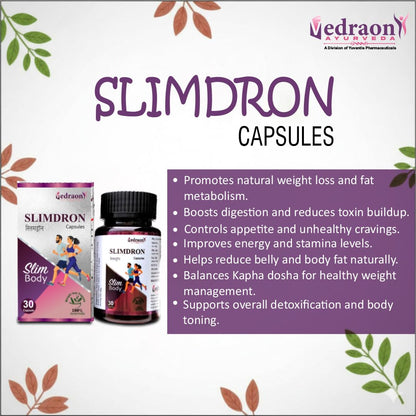Vedraon Ayurveda SLIMDRON Capsules