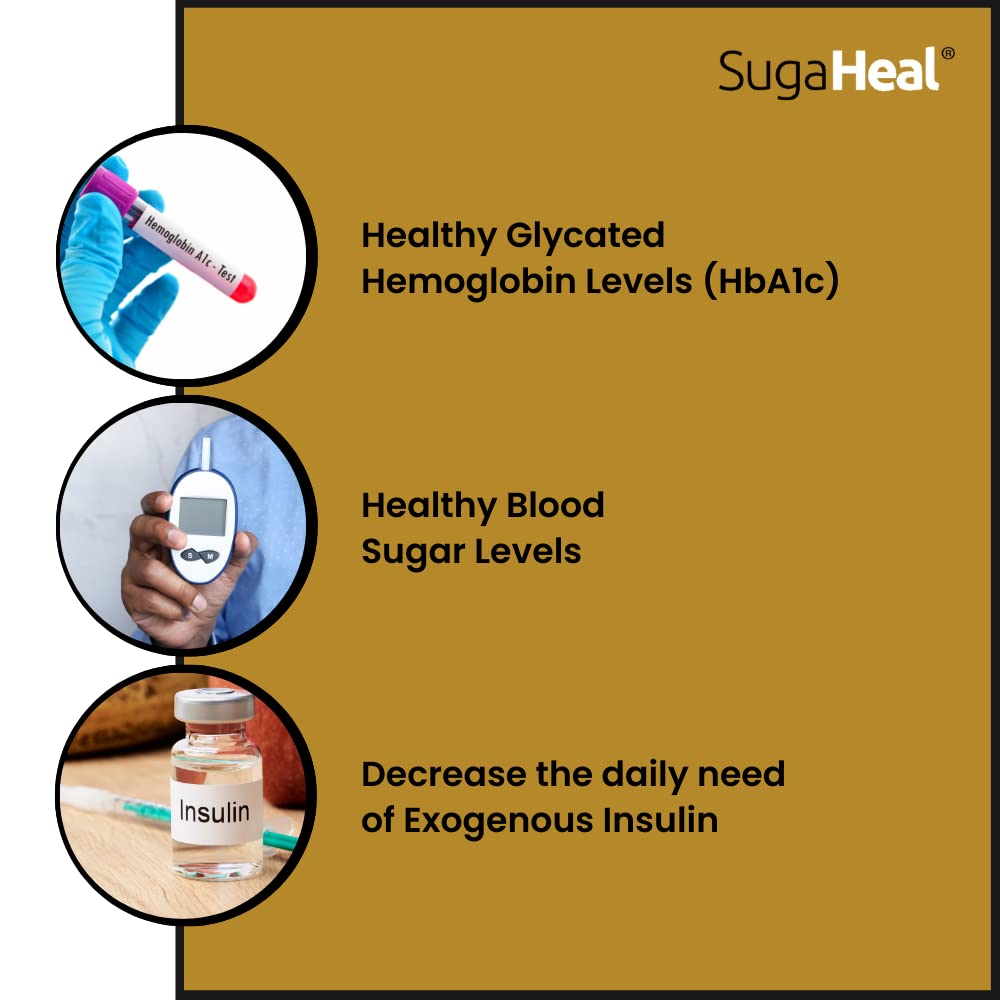 SugaHeal (90 tablets) – Diabetes Care Tablets | Ayurvedic product | Cli- image 4