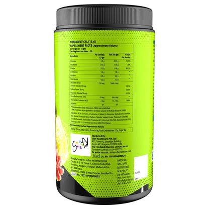 NATURYZ BCAA Energy Blast Pre Intra Post Workout Supplement With 7000 B- image 8