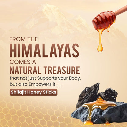 Dr. Ortho Himalayan Shilajit Honey Sticks - 21 Sticks