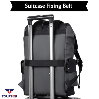 TOURTIER Outdoor Travel Men's Business Multifunctional Backpack with Side Pocket, Laptop Backpack with USB Charging Port for 15.6" Laptop, Camera, Business, Work, Students (BLACK)