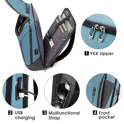 BANGE Business Smart Backpack Waterproof fit 15.6 Inch Laptop Backpack- image 5