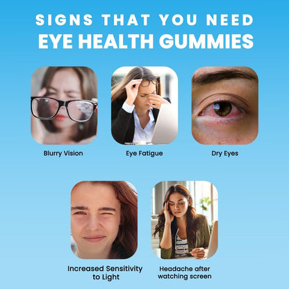 Jagat Pharma Isotine Eye Gummy with Lutein, Astaxanthin, Zeaxanthin & DHA, 30 Gummies, Gluten Free For Adults