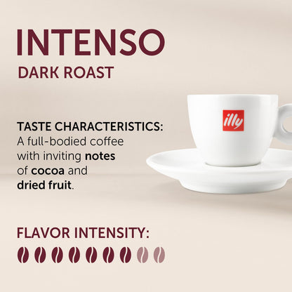 Illy Espresso Dark Roast Ground Coffee - 125g(4.4oz)