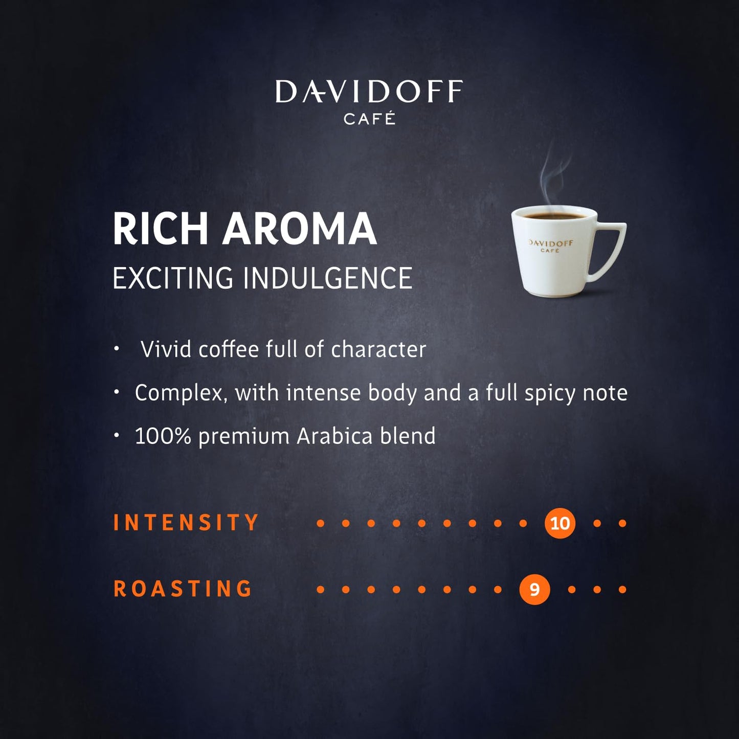 Davidoff Cafe Instant Coffee Jar, Rich Aroma, 100 Gram