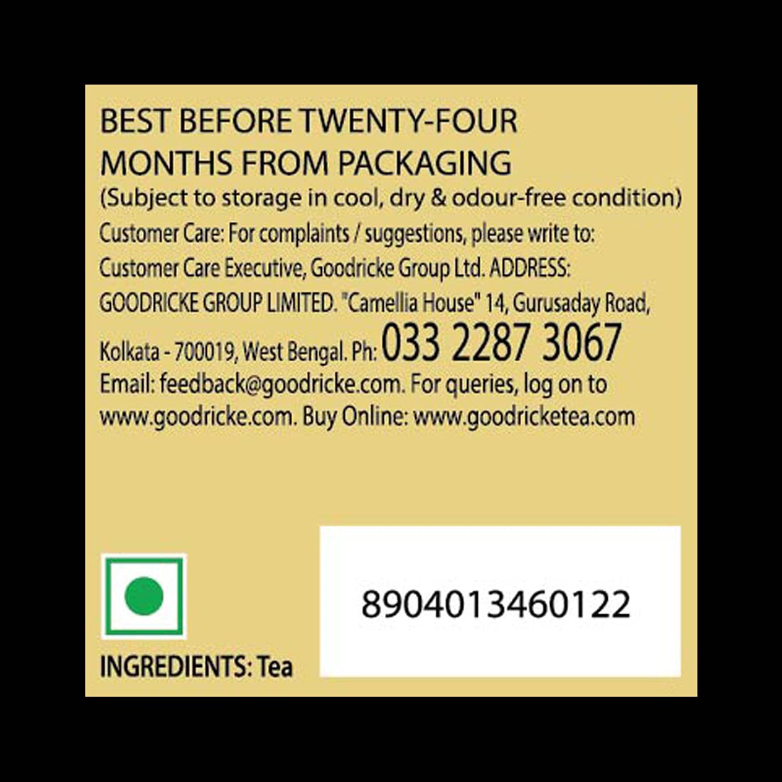 GOODRICKE Castleton Vintage Darjeeling Tea - 250gm (Pack of 1) | Single Estate Whole Leaf | 100% Loose Leaves | Premium Black Tea with Rich Taste & Aroma