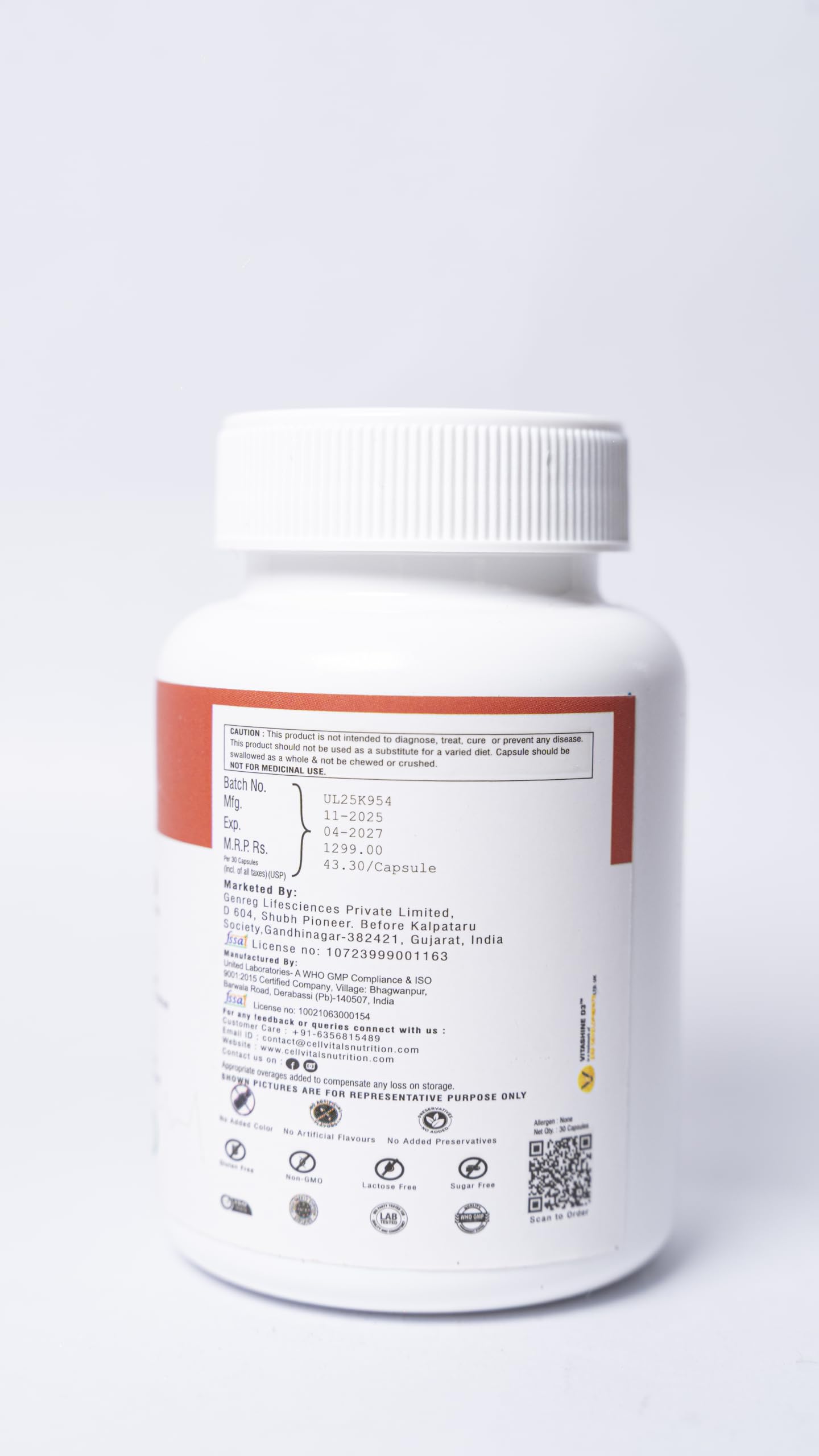 CELL-VITALS Coenzyme Q10 Cardiocare Max – Advanced Heart Health Supplement, 30 Veg Capsules | Supports Cardiovascular Wellness, Healthy Blood Pressure & Cholesterol