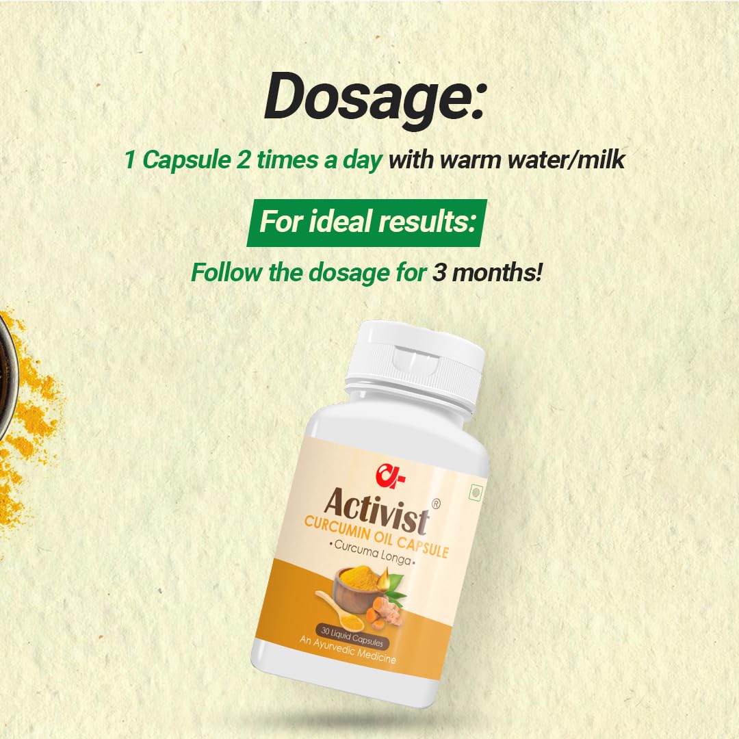 Curcumin Oil for Higher Absorption, Boosts Immunity & Anti-Inflammation Promotes Joint Mobility & Skin Health N